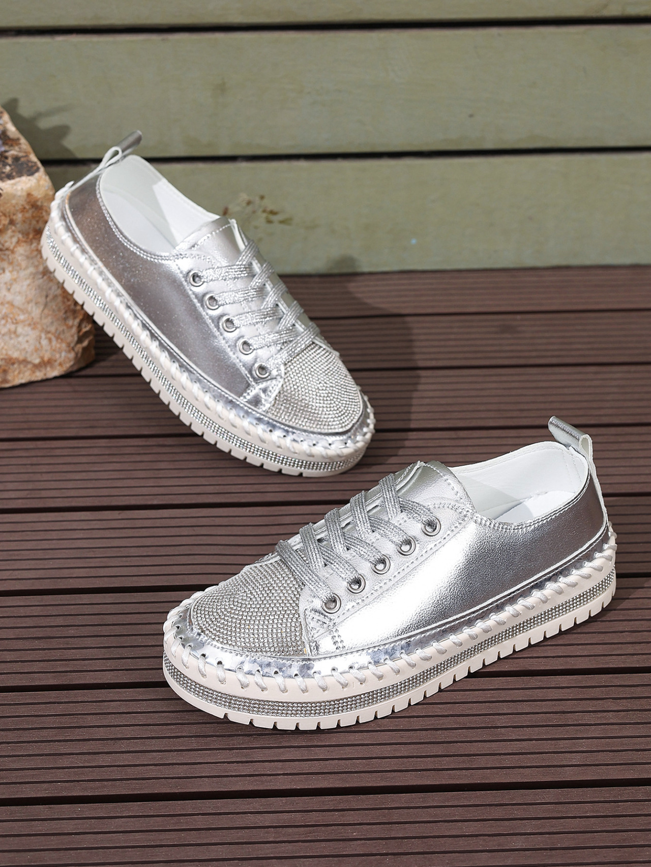 Women’s Plus Size White Sneakers