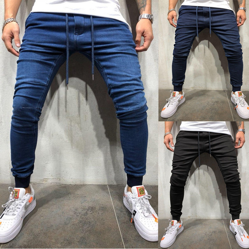 Title 1, Denim fabric casual sports pants