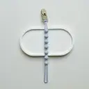 Babys All-in-one Silicone Pore-free Beechwood Pacifier Clip With Anti-loss Chain view 19