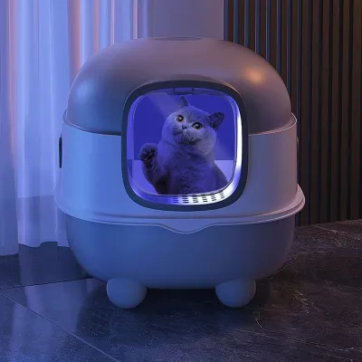 Litter Box Fully Enclosed Oversized UV Sterilization