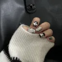 Black Gold Glossy Surface