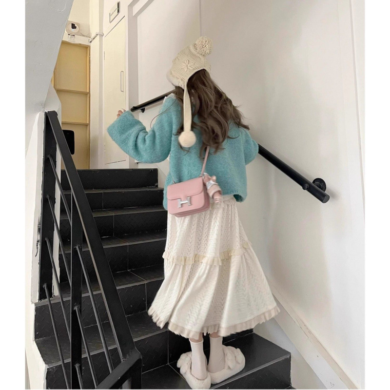 Sweet Girlish Style Lace Skirt