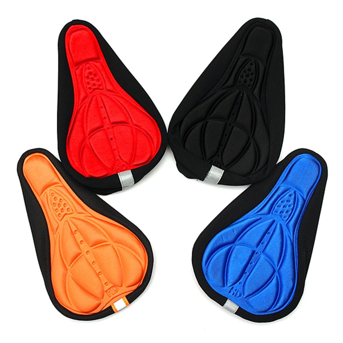 Title 8, Embossed bicycle breathable seat cover, 3D brea...