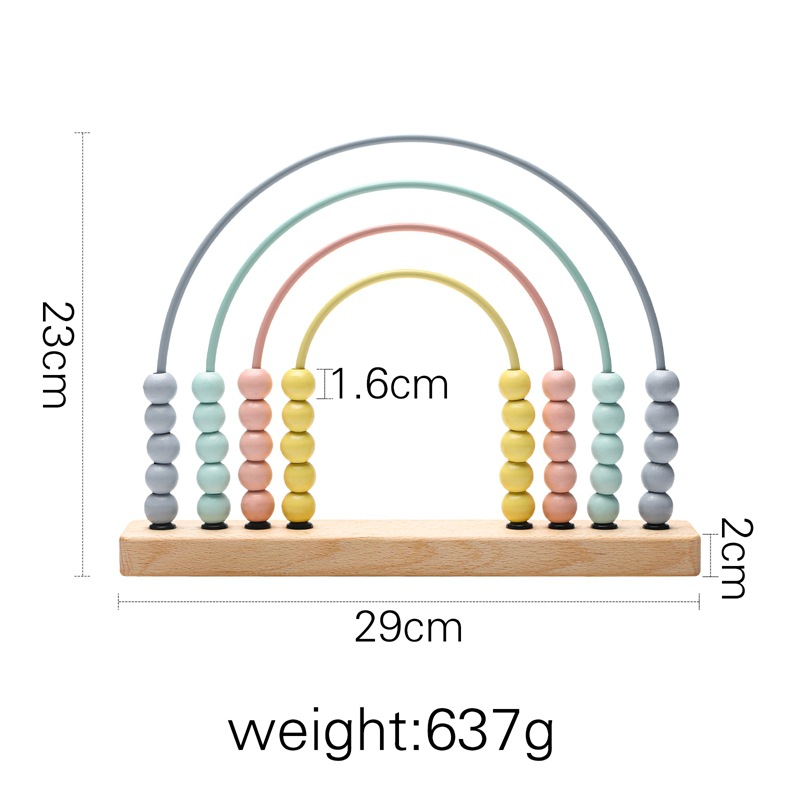 Early Education Wooden Abacus Stand For Children