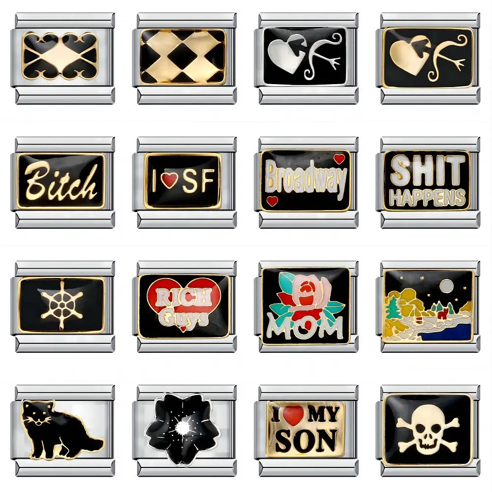 Cartoon DIY Italian Module Bracelet