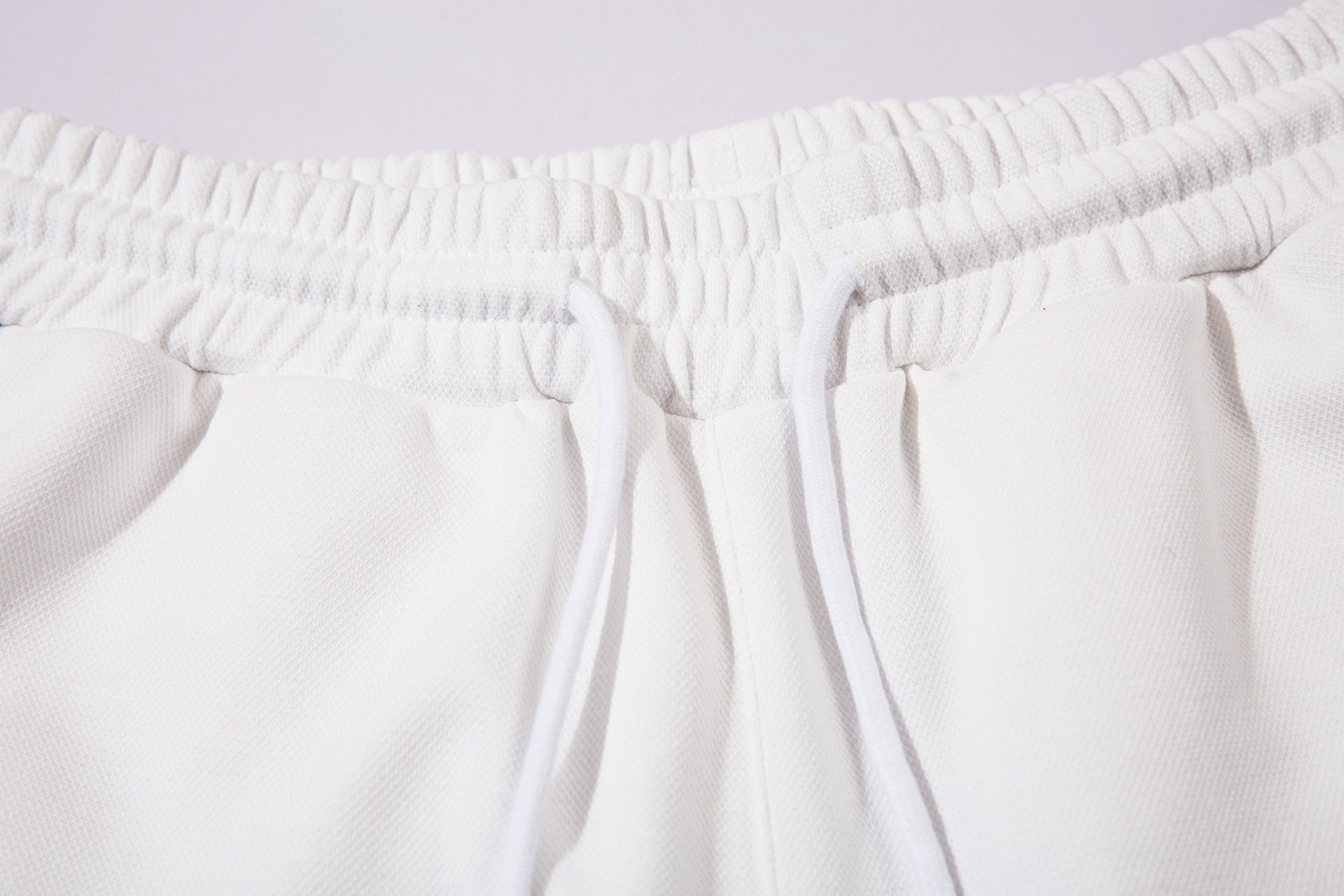 Sports Trend Woven Belt Patchwork Printed Straight Leg Pants