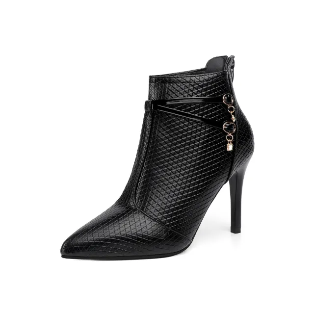 High Heel Stylish Boots Autumn And Winter New Fashion Korean Style Black - Shop at LoveMi