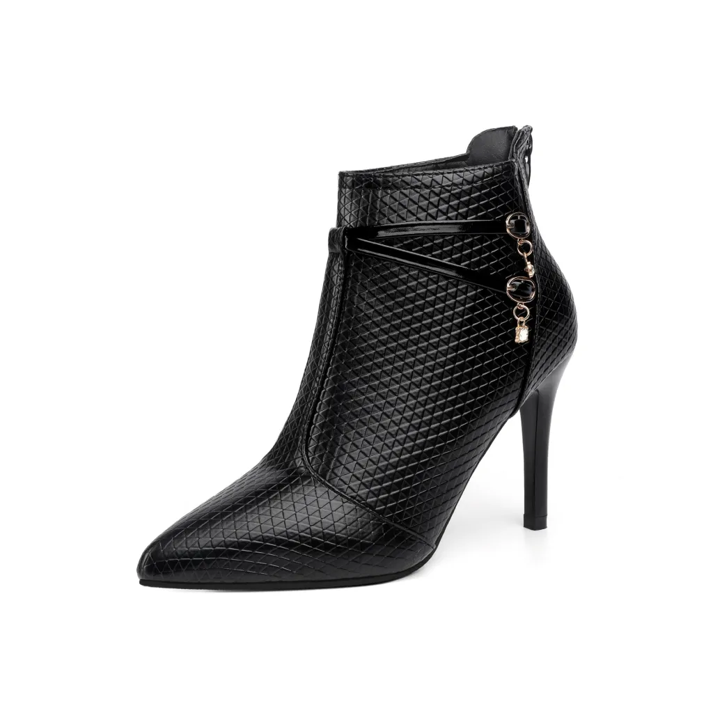 High Heel Stylish Boots Autumn And Winter New Fashion Korean Style - Black
