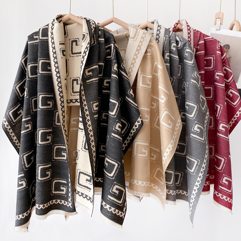 Warm Cashmere-like Thick Shawl Long Wild Scarf - Image 8