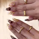 Wear Nail Tip Electroplating Removable Fake Nail Patch Finished Product view 18