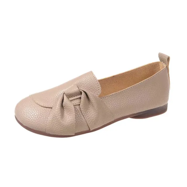 Autumn New Soft Bottom Pumps Female Comfortable Mom Shoes Camel - Shop at LoveMi
