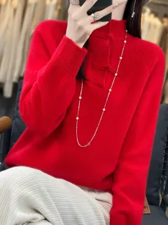 National Style Sweater Sweater Thickened Warm Stylish Shirt Long Sleeve - View 1