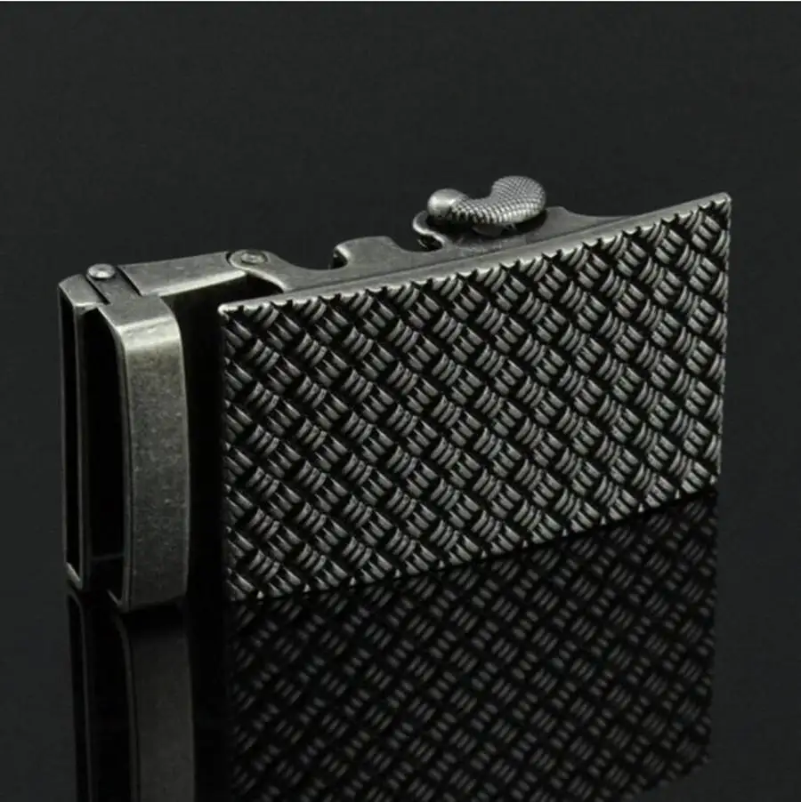 Title 8, Mens automatic buckle alloy leather belt head....