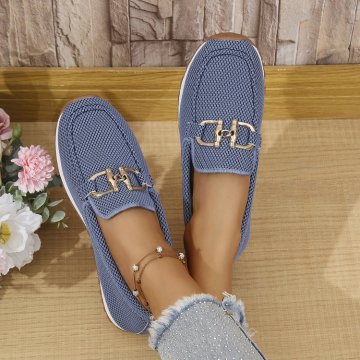 Women's Solid Color Flat Sneakers - Casual Lightweight Walking Shoes For Daily Wear And Comfortable All-match Style