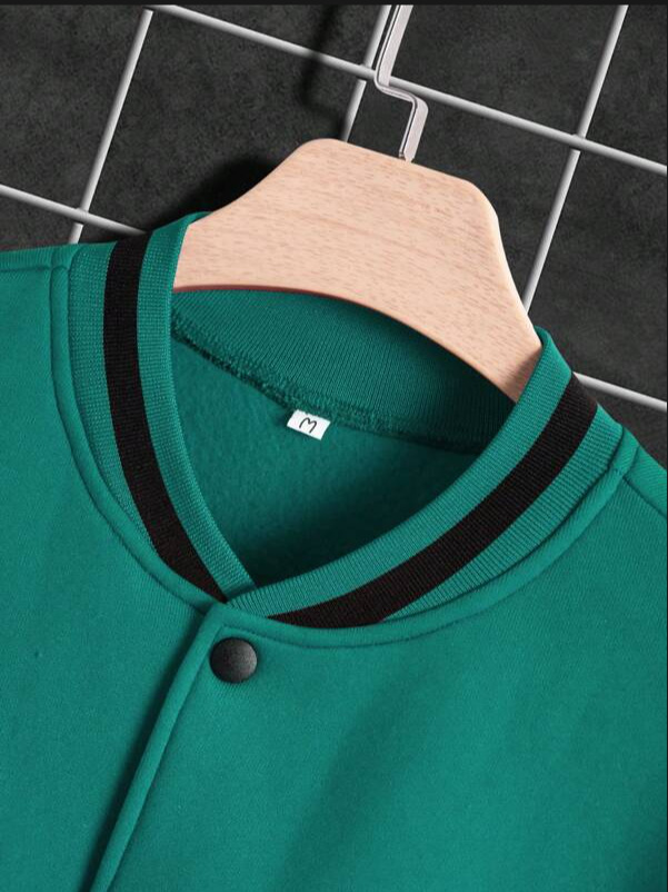 Men's Baseball Uniforms Coat American High Street Pu Baggy Casual Jacket