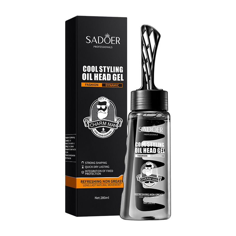 SADOER All-English Hair Gel Cool Styling Oil