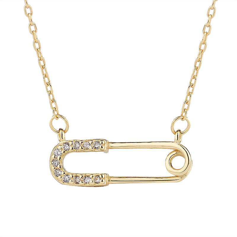 French Entry Lux S925 Sterling Silver Clavicle Chain