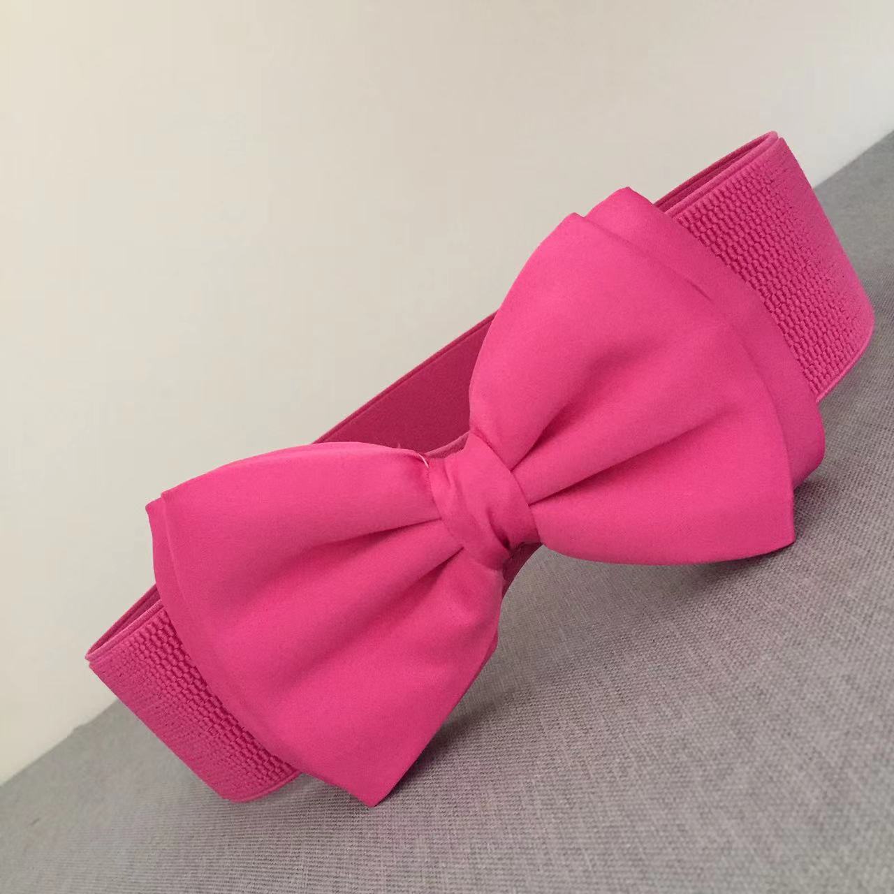 Bow Elastic Rose Red