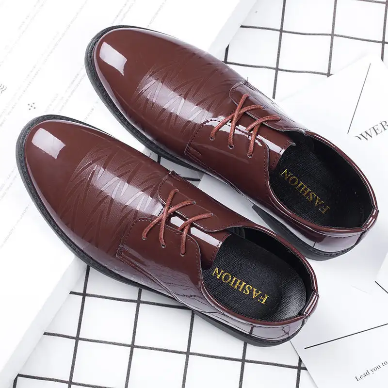 Business Formal Wear Men's British Casual Leather Shoes