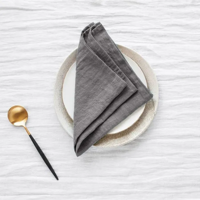 Simple Home Japanese Retro Linen Insulation Placemat Classical Gray - Shop at LoveMi