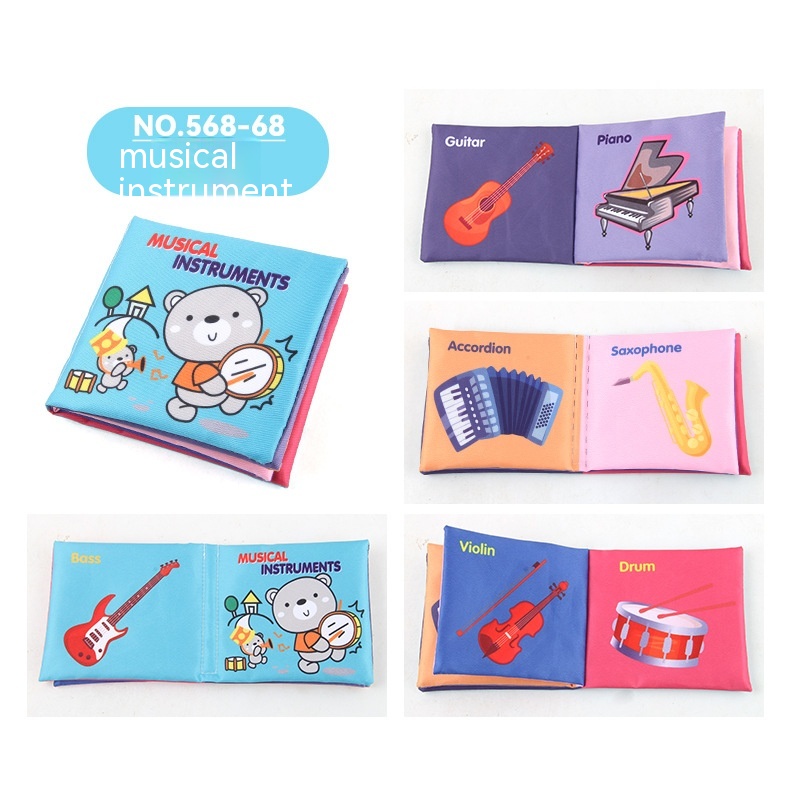 Musical Instrument Cloth Book