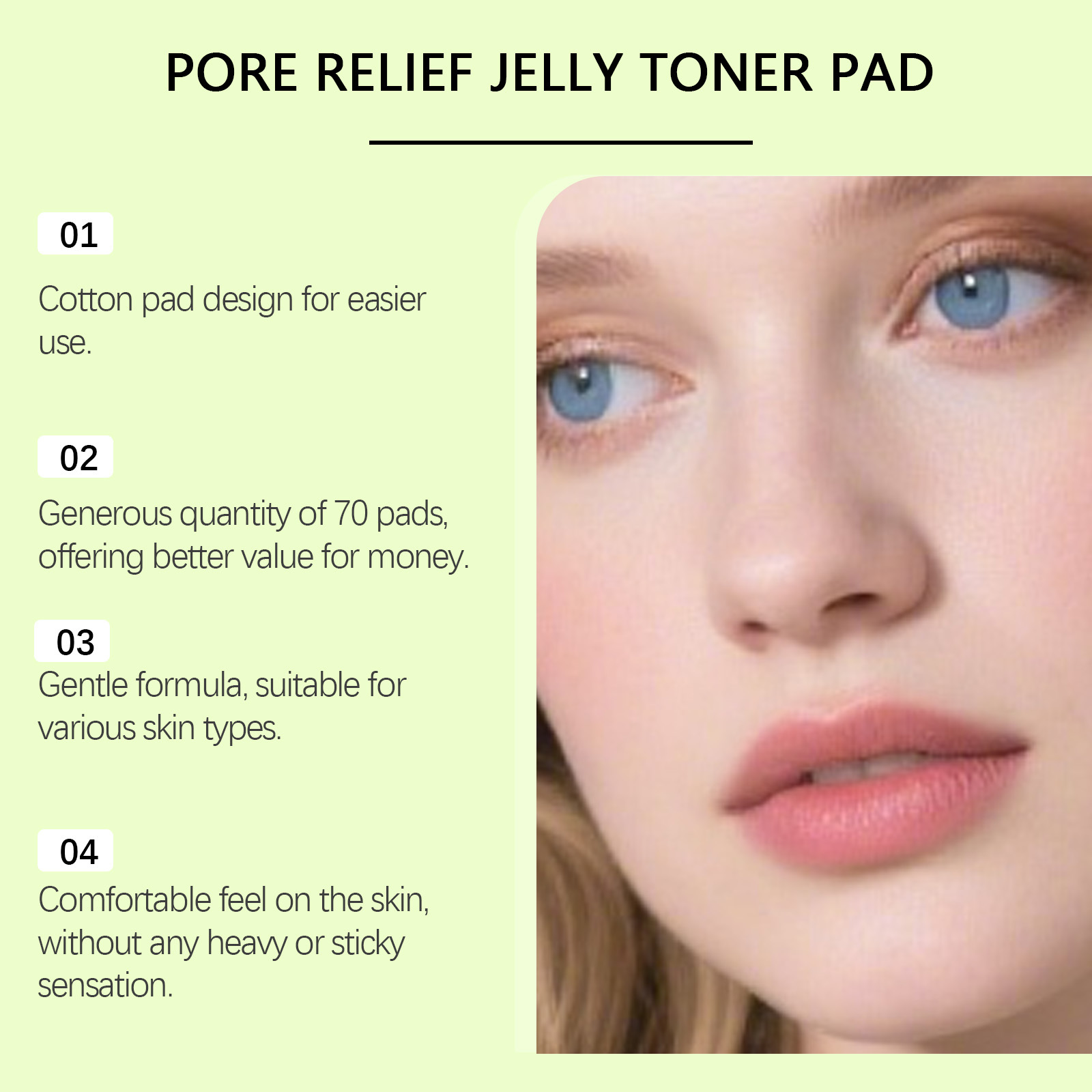 Moisturizing And Soothing Toner Pads