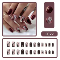 Nail Tip Simple Removable Fake Nails - F027 - View 1