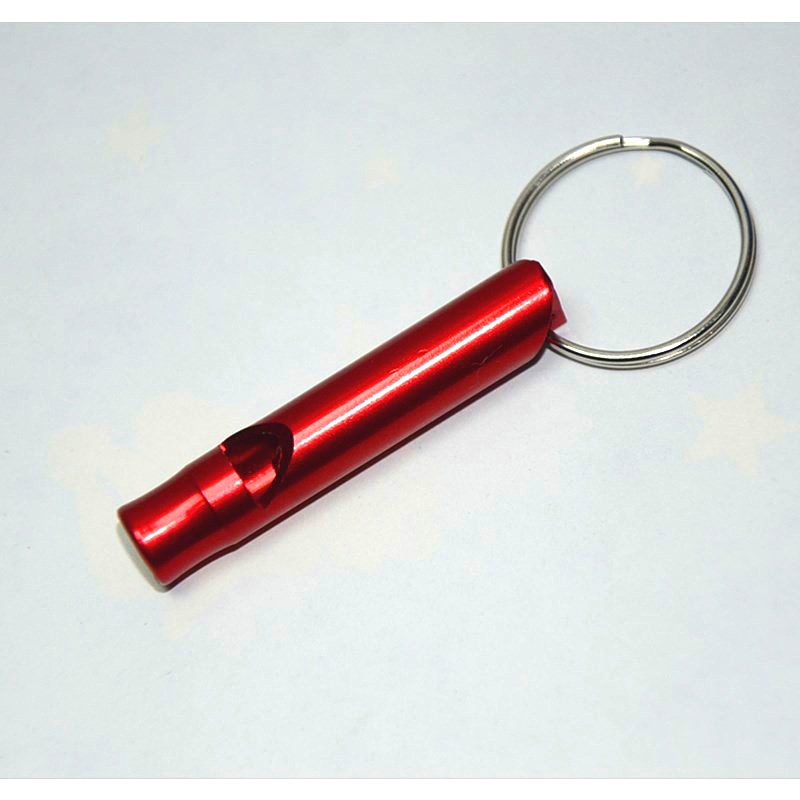 Outdoor Portable And Simple Aluminum Alloy Rescuing Whistle