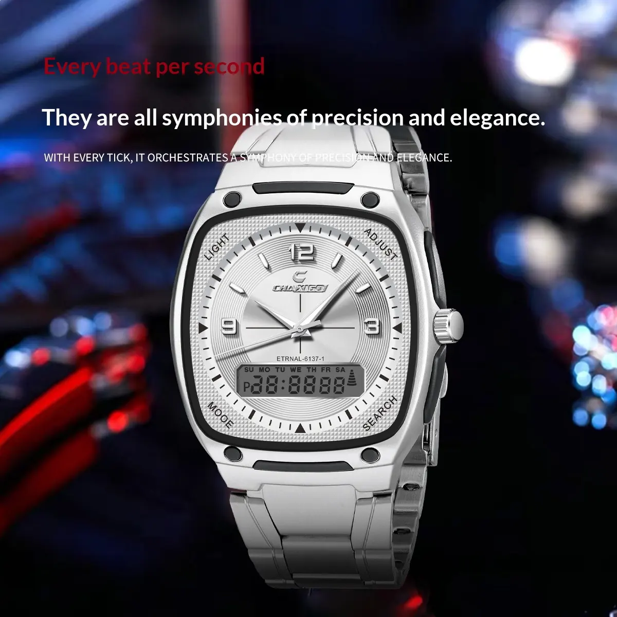 Mens Alloy Quartz Watch