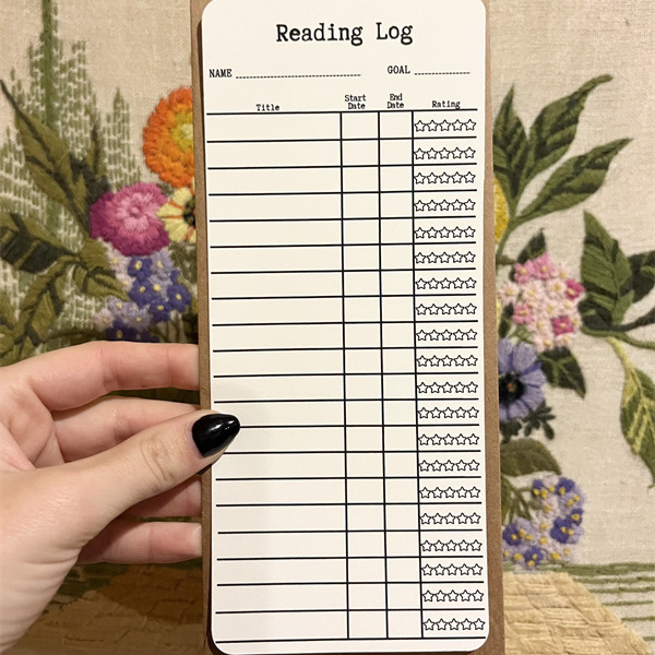 Library Card Bookmark