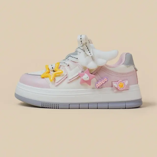 All match And Cute Thick soled Casual Sneakers Women Magic Bunny 39 - Shop at LoveMi