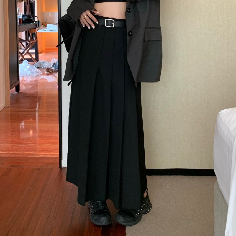 High Waist Pleated Women's Skirt Autumn New