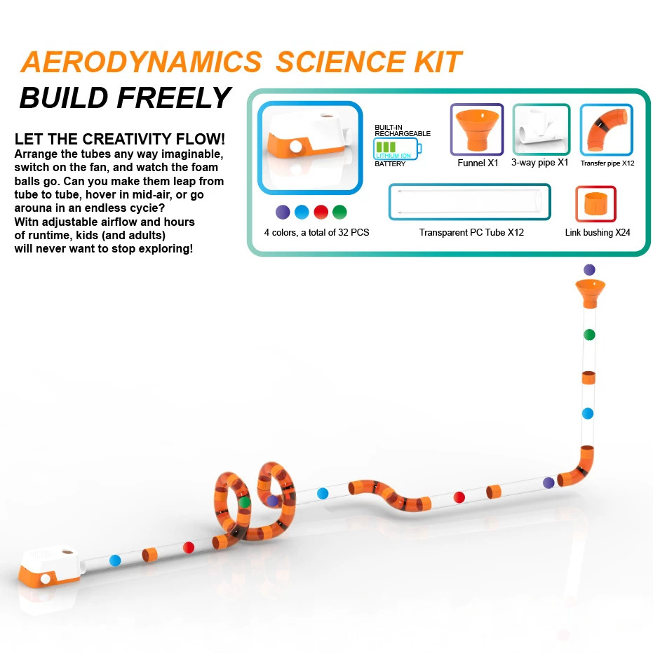 Aerodynamic Building-block Ball Assembly Toy For Children Offering Multiple Play Scenarios