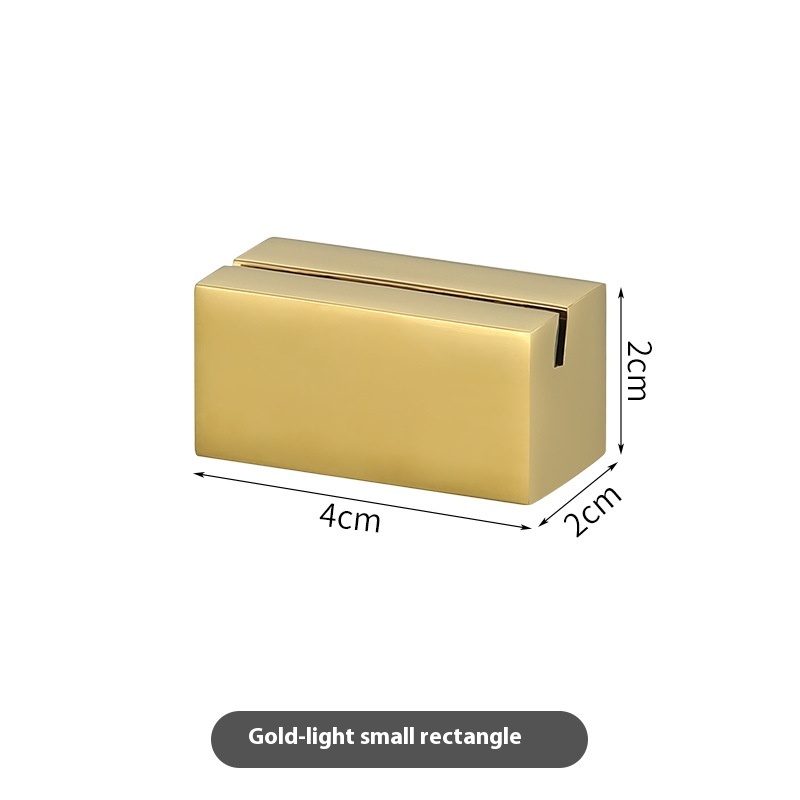 Small Rectangular Gold