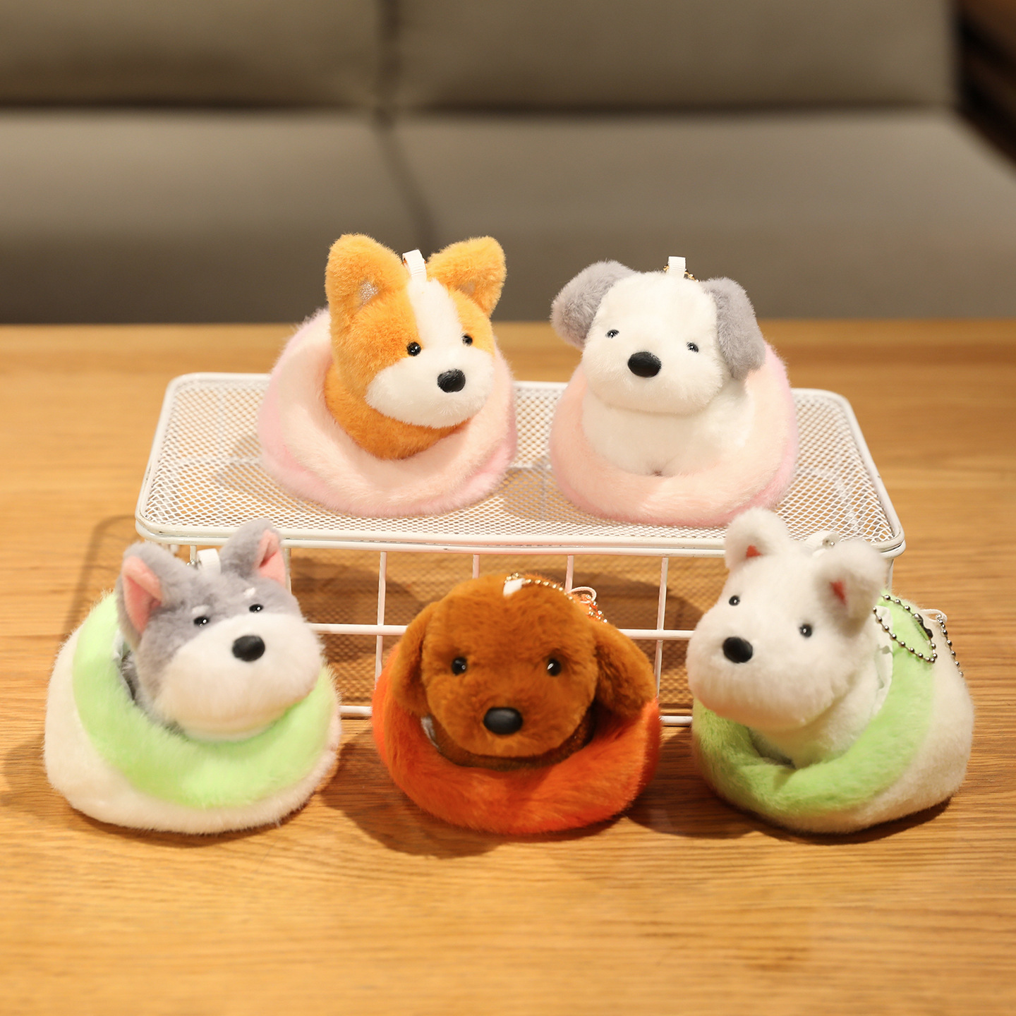 Dog Doll Plush Toy Key Chain Pendant
