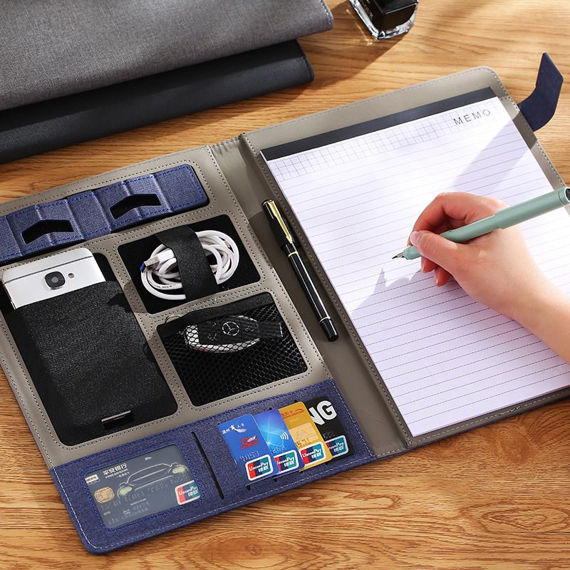 Leather Business Multifunction A4 Fashion Folder