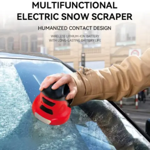 Winter Snow Shovel Electric Ice Scraper Car Waxing Polished
