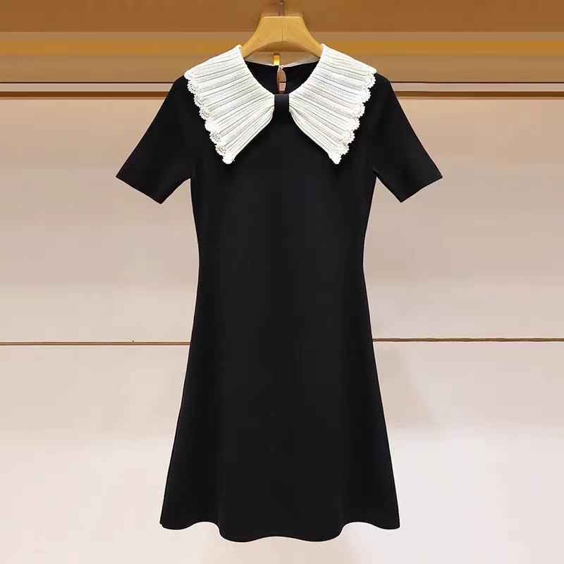 Lapel Knit A-Line Dress, picture 8 of 8