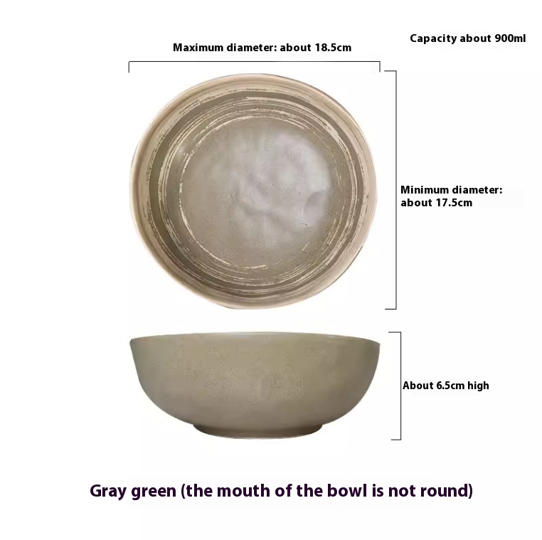 Bowl Gray Green