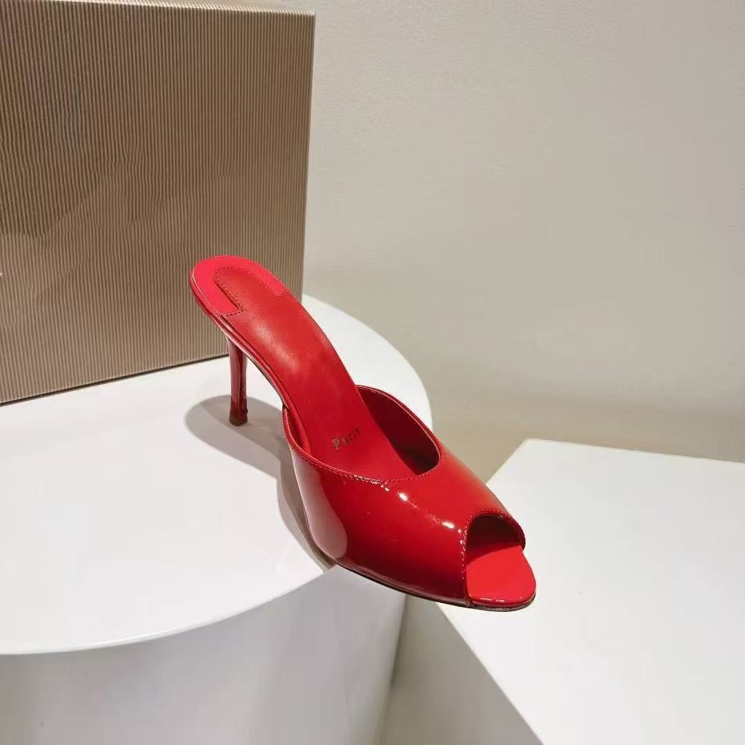 12cm Nude Red Bottom Stiletto Heels - Women's Large Size Pointed Toe Pumps for Summer Party and Catwalk