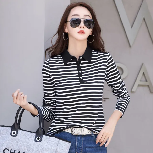 Cotton Button Temperament Korean style Slim Blouse White - Shop at LoveMi