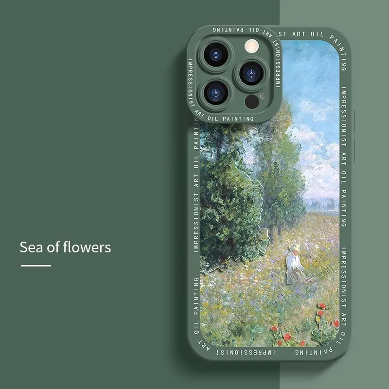 Liquid Silicone Tide Brand Drop-resistant Phone Case