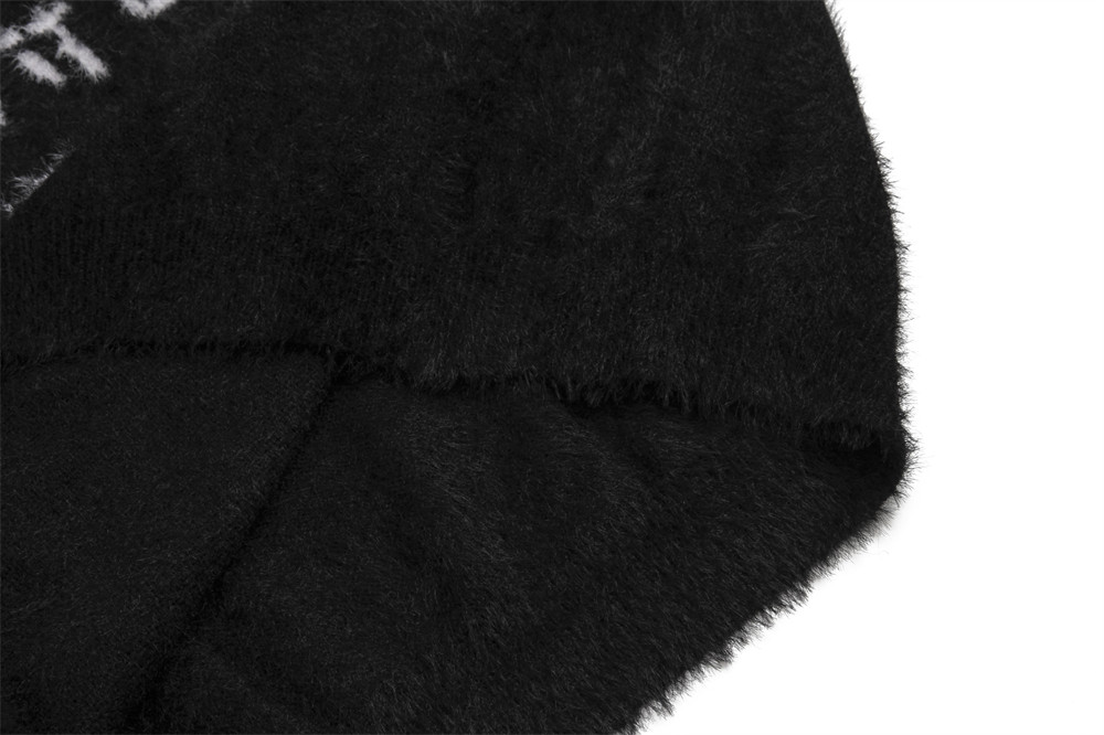 Spider Web Jacquard Sweater For Men