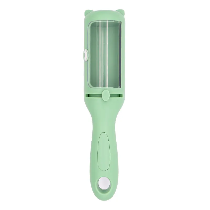 Pet Comb Hair Removal Brush Two-in-one Roller - Green