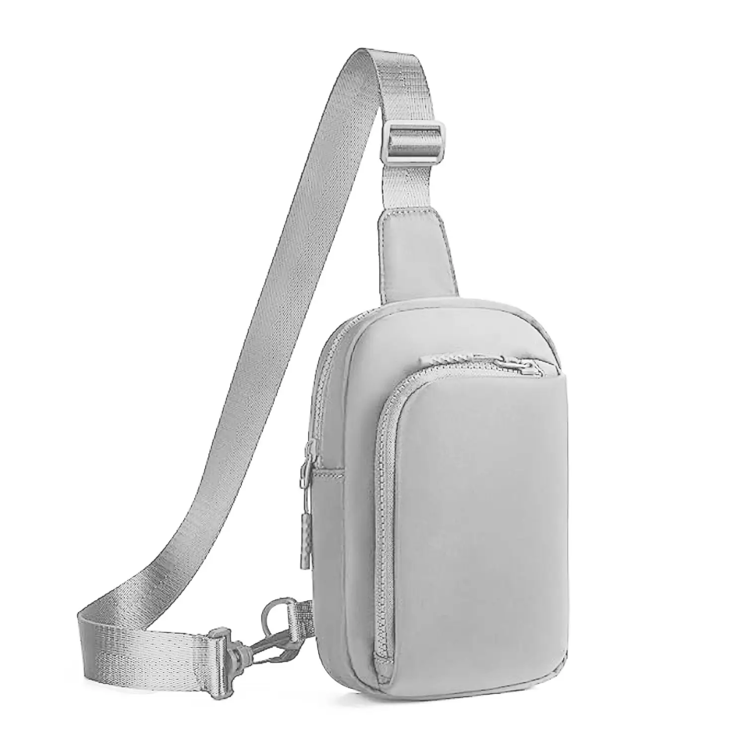 Minimalism Solid Color Polyester Waterproof Fabric One-shoulder Crossbody Bag