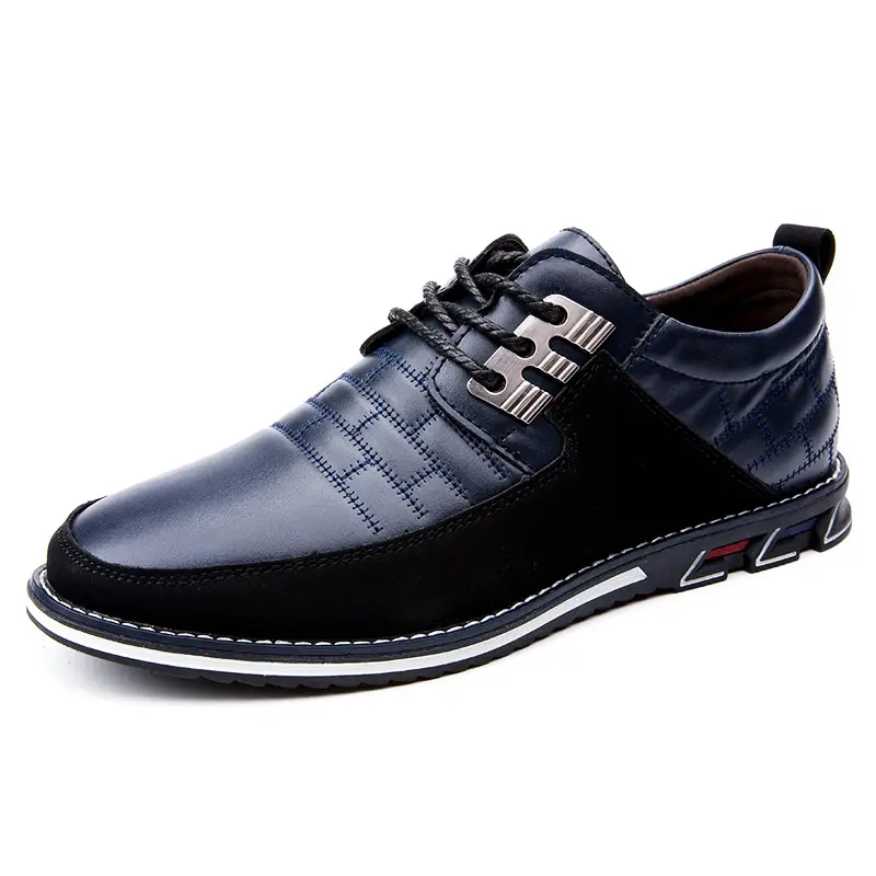 Casual Leather Shoes Without Laces