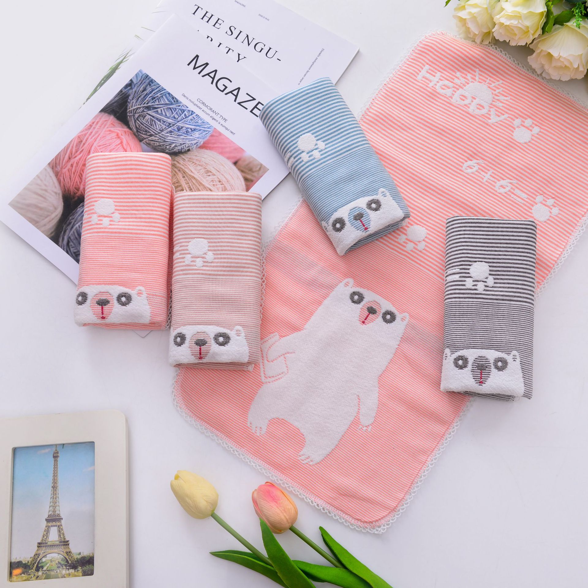 Children's Cotton Jacquard Face Towel