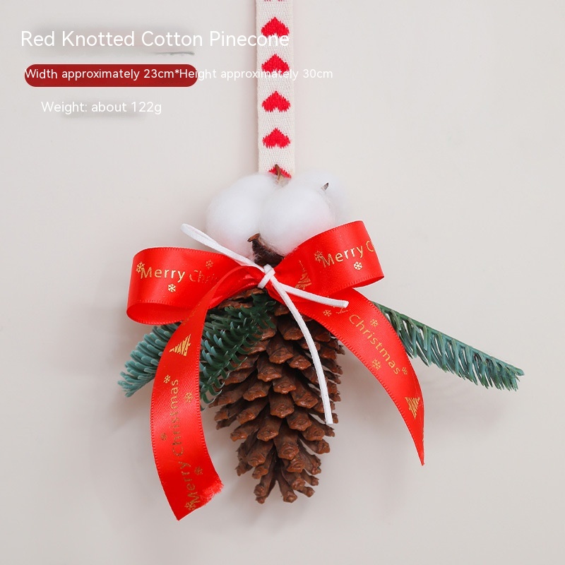 Red Knot Cotton Pine Cone