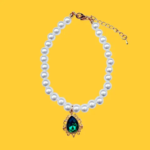 Court-style Crystal Zircon Vintage Pearl Fashion Choker