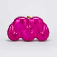 Women's Fashion Wedding Dinner Clutch - Rose - View 1